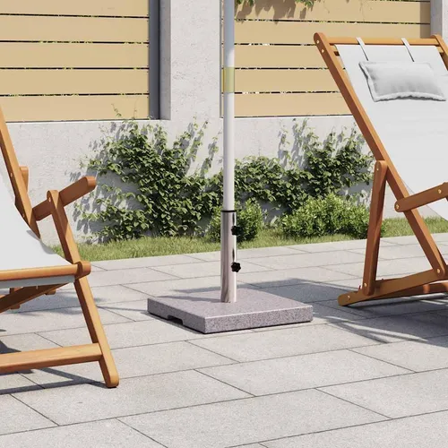 vidaXL Sonnenschirmständer Granit 20kg in grau von vidaXL