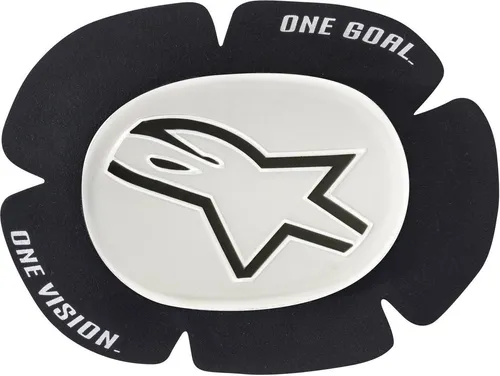 Alpinestars GP Sport Evo Knieschleifer Schwarz-Weiß - Hochwertige Knieschleifer für Herren, ideal für Rennsport und Freizeit, bieten optimale Abriebfestigkeit und Sicherheit beim Fahren.
