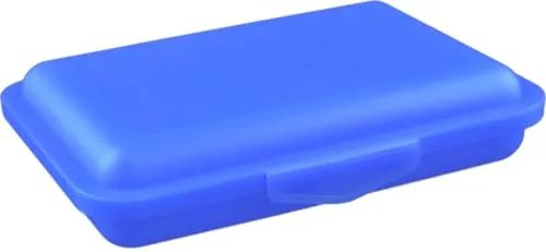 Buchsteiner Klickbox MINI | Spülmaschinenfeste Lunchbox in Blau