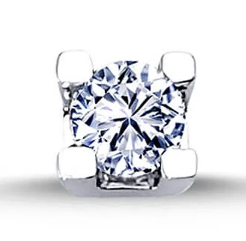 Diamant Nasen Piercing in 18 Karat Weißgold von EinStein Diamant