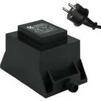 KERRY ELECTRONICS Netzteil 105 Watt IP44 - Transformator für 230V auf 12V, ideal für Lichterketten und LED-Lampen im Freien, spritzwassergeschützt und mit Überhitzungsschutz für zuverlässige Sicherheit.