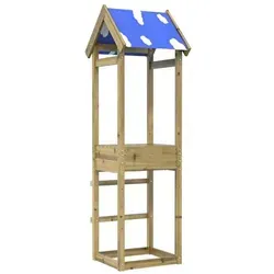 vidaXL Spielturm Braun Massives imprägniertes Holz von vidaXL