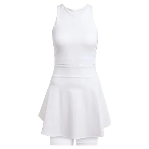 adidas Damen Tennis Climacool Y-Dress, White, L in weiß von adidas