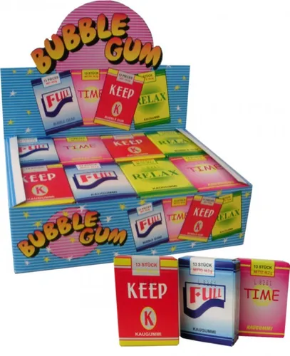 Produktbild Kaugummi Sticks mit Rauch-Effekt, 24 Schachteln 9,74€/1kg