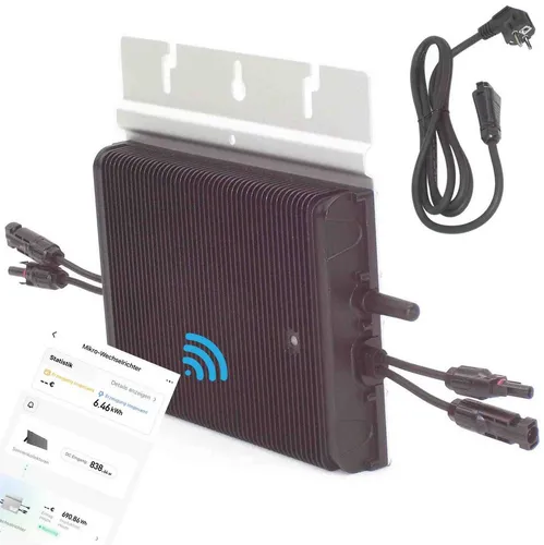 Apex Wechselrichter Mikro-Wechselrichter 800 Balkonkraftwerk Solar WiFi App 15831, (1 St)