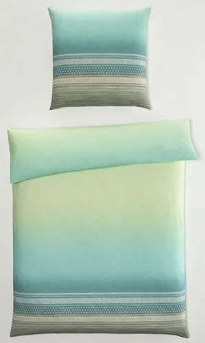 Bettwäsche NABUCCO Satin 135x200 cm in grün von Bassetti