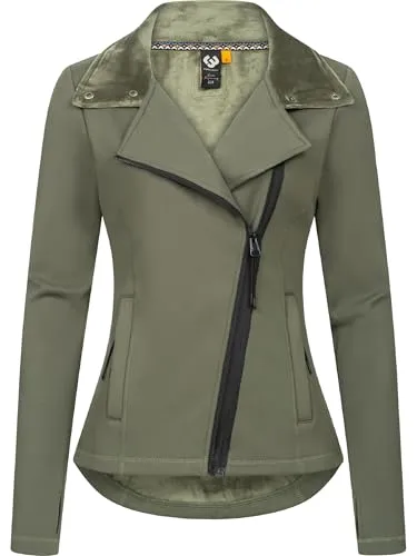 Ragwear Damen Sweatjacke Saskie YOUMODO Dark Olive Gr. XL von ragwear