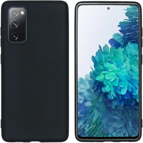 iMoshion Softcase,Backcover Hülle kompatibel mit Samsung Galaxy S20 FE – Color Back Cover – Silikon Handyhülle Soft Case in Schwarz [Matt, Ultradünn, Anti-Rutsch]