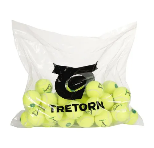 Tretorn Tennisball Academy Green 36Er - Ideal für Kinder und Anfänger - Tennisbälle für alle Fälle: 20% leichter und 25% reduzierter Aufprall für ein sicheres Spielerlebnis, ideal für Kinder und Anfänger. Genehmigt von der ITF, unterstützt unsere ECO-Initiative.