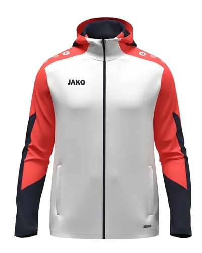 JAKO Unisex Kapuzenjacke Dynamic - 6870 - Funktionsjacken mit dynamischem Design, ideal für Sport und Freizeit. Hochwertige Materialien sorgen für Komfort und schnelles Trocknen, damit du beim Sport nicht auskühlst.