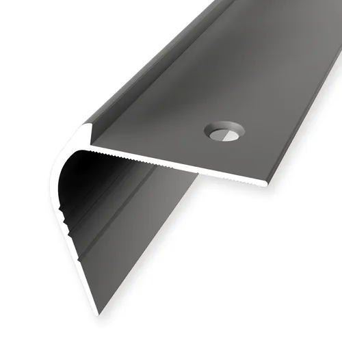 Küberit Treppenkantenprofil 50 x 48 x 2500 mm Aluminium - Hochwertiges Treppenkantenprofil aus Aluminium, ideal für alle Räume. Luftfeuchtigkeitsbeständig und mit moderner Oberfläche, sorgt für sichere Übergänge und schützt Ihre Treppen.