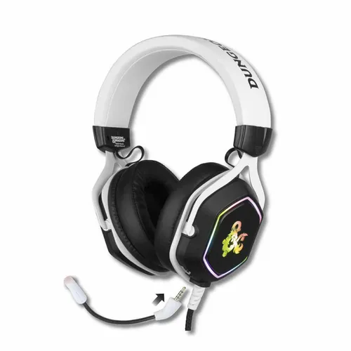 Konix Dungeons & Dragons Kabelgebundenes Gaming-Headset Rainbow - Gaming-Headset mit 7.1-Sound für ein immersives Spielerlebnis, komfortable Ohrpolster und anpassbaren Kopfbügel für stundenlangen Komfort.