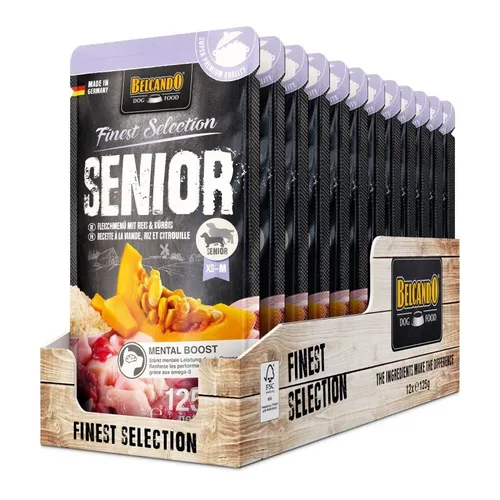 Belcando Senior Fleischmenü mit Reis & Kürbis 12 x 125 g