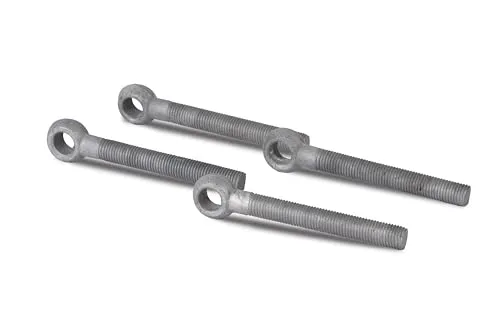 Alberts Gartentor Augenschraube M16 130mm - Robuste Torbeschläge - Zauntore - Hochwertige Augenschraube aus feuerverzinktem Stahl für hohe Haltbarkeit und Korrosionsbeständigkeit, ideal für langlebige Metallkonstruktionen.