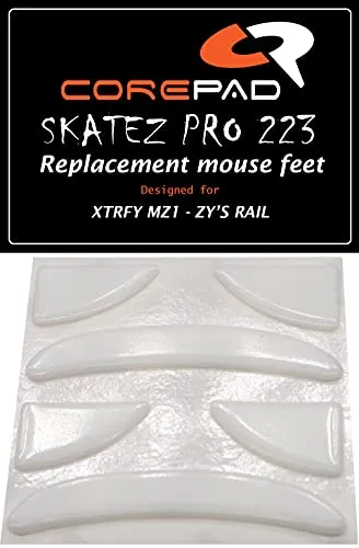 Corepad Skatez PRO 223 Ersatz Mausfüße kompatibel mit XTRFY MZ1 ZY’S Rail