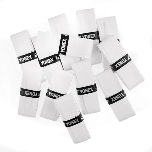 Yonex Overgrip Super Grap 12er, Weiß, 0196220121700000 von YONEX