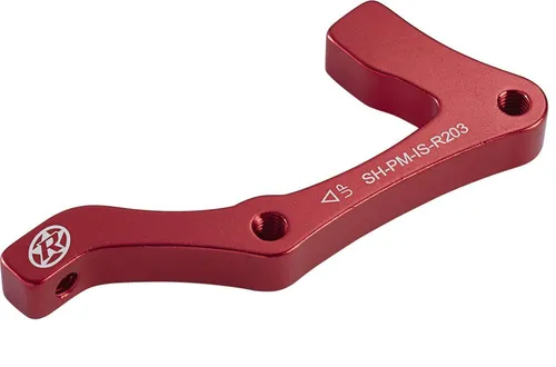 Reverse Fahrrad MTB Bremsscheiben Adapter Shimano IS-PM Ø HR 203 Rot
