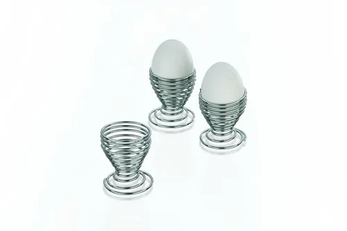 kela Eierbecher GLOBUL DH 5x6 cm silber