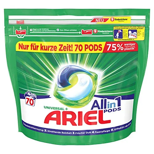 Ariel All-in-1 PODS Universal – 70 Waschladungen von Ariel