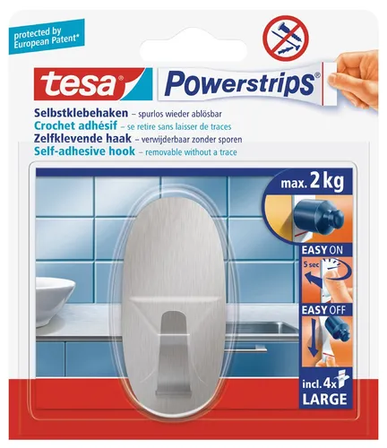 Aufbewahrungshaken & Regale Silber von tesa