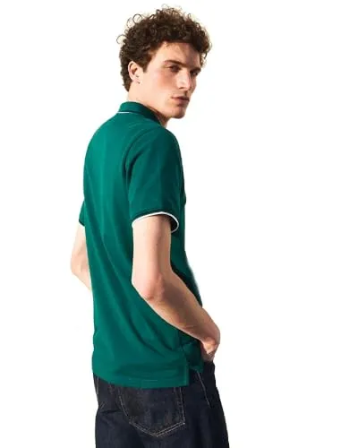 Champion Herren Legacy Polo Gallery Light Cotton Piqué C-Logo Polohemd, Waldgrün, XL