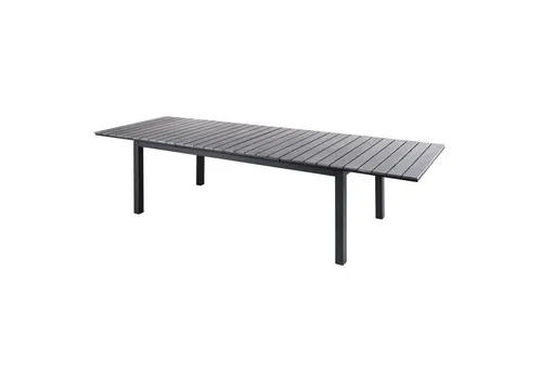 riess-ambiente Gartentisch DESIGNO 200-250-300cm grau - Moderner, wetterfester Outdoor-Tisch aus langlebigem Nonwood, zweistufig ausziehbar und ideal für Terrasse und Garten.