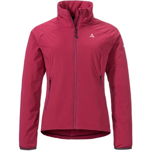 Schöffel Ins Jacket Style Salza Women merlot (3750) 34 - Radjacke für Frauen mit innovativer VENTBREAK-Konstruktion für optimalen Windschutz und 20g Wattierung für angenehme Wärme. Reflektierende Elemente sorgen für Sicherheit bei schlechten Lichtverhältnissen.