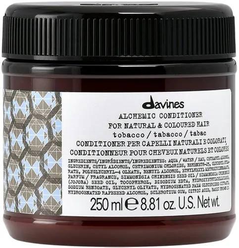 Davines Alchemic Conditioner für hellbraune Haare, 250 ml - Hochwertiger Conditioner für braunes und hellbraunes Haar, intensiviert die Farbbrillanz und sorgt für Glanz, ganz ohne Silikone und Parabene.