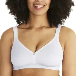 Swegmark BH Cotton Soft Moulded Cups Bra Weiß B 85 Damen