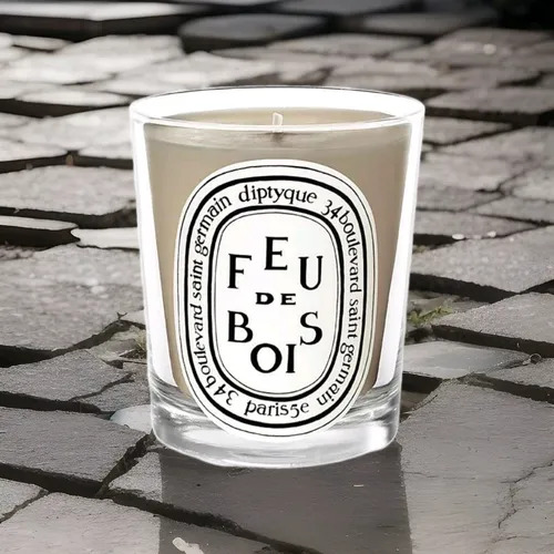 Diptyque Feu de Bois Mini Duftkerze 70 g - Kerzen & Teelichter – Duftende Mini-Kerze mit ca. 30 Stunden Brenndauer, ideal für stimmungsvolle Akzente in jedem Raum.