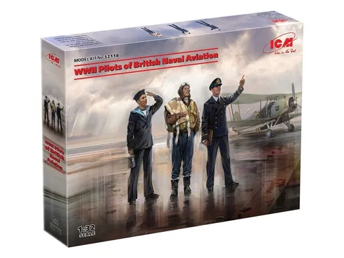 ICM WWII Pilots of Britisch Naval  Figuren 32118 in 1:32 ICM 3319118 Bausatz