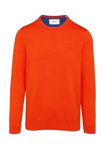 s.Oliver Herren 2156055 Pullover mit Logo-Detail, 2506,XXL