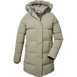 G.I.G.A. DX Damen Steppparka mit Kapuze - Funktionsjacke mit wasserabweisender Imprägnierung, ideal für Outdoor-Aktivitäten. Wassersäule 10.000 mm, winddicht und atmungsaktiv für maximalen Komfort.