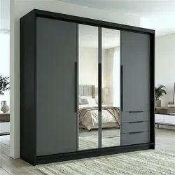 Kleiderschränke Schwarz von A&J MöbelLand