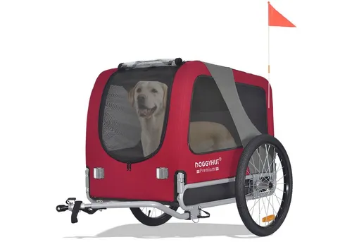 TIGGO DOGGYHUT® Hundefahrradanhänger für Hunde bis 30kg von TIGGO