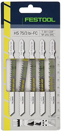Festool 496395 – HS 75/3 Säge Klinge bi-fc/5