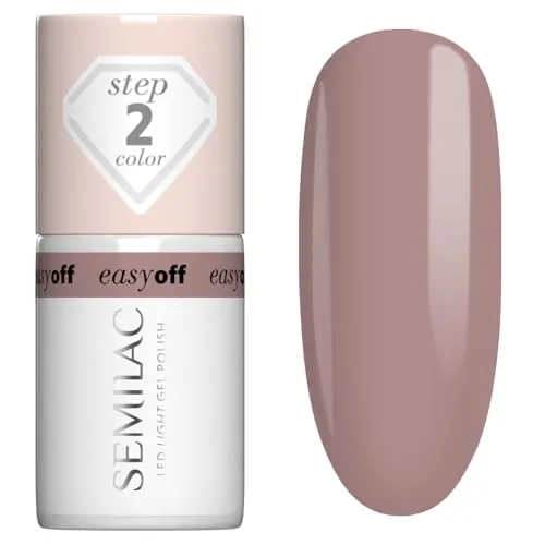 Produktbild Semilac EASY OFF Nagellack LED LIGHT L13 Mocha Cream 7 ml