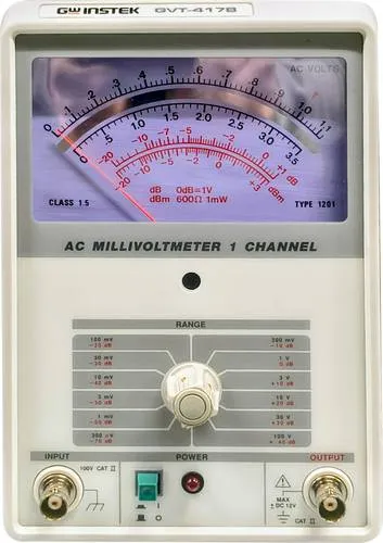 GW Instek GVT-417B Millivoltmesser