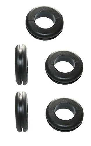 Durchgangstüllen Kabeldurchführung Kabeldurchlass 10mm schwarz 5 Stück (0301)