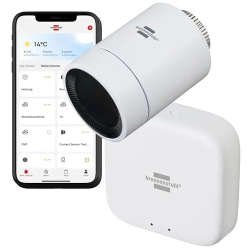 Brennenstuhl Connect Zigbee Heizkörperthermostat Starter-Set
