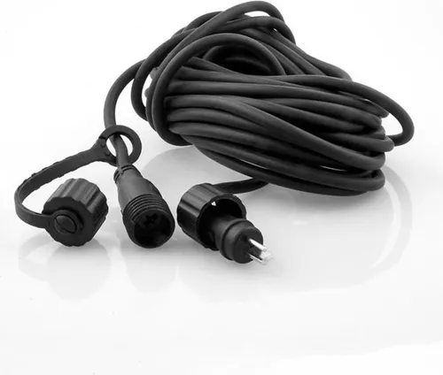 Sirius Tech-Line Verlängerungskabel 10m schwarz 230V - Praktisches Verlängerungskabel für Lichterketten, ideal zur Verbindung mit entfernten Steckdosen. Robustes Design für vielseitige Anwendungen im Innen- und Außenbereich.