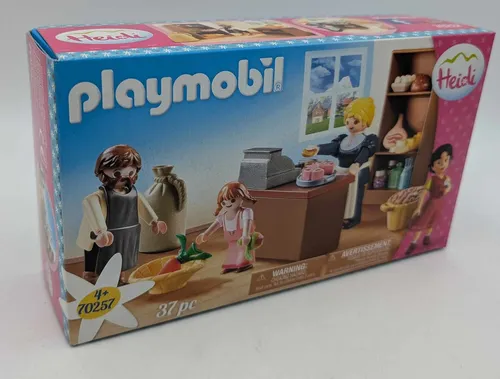 PLAYMOBIL 70257 Heidi Dorfladen der Familie Keller Dorf Laden Theresa Brot NEU