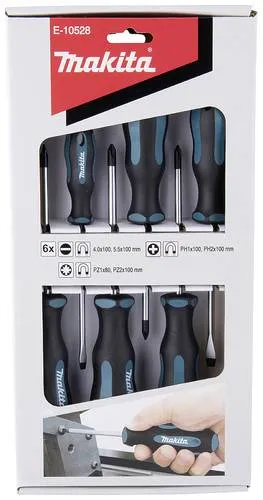 Makita Schraubendreher-Set - Praktisches Schraubendreher-Set für vielseitige Anwendungen, ideal für Heimwerker und Profis.