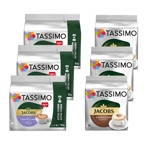 TASSIMO Cappuccino Mix-Paket Choco & Classic