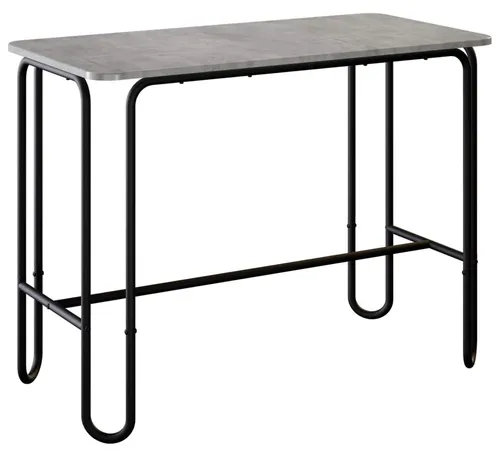 vidaXL Moderner Esstisch 100 x 50 x 75 cm in Betongrau