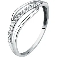 Valeria Damenring 89114501 aus 375er Weißgold - Eleganter Damenring aus 375er Weißgold, perfekt für besondere Anlässe oder als stilvolles Accessoire für den Alltag.