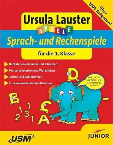 Sprach- und Rechenspiele für die 1.Klasse: Für Windows 95/98ME/2000/NT 4.0/XP oder MacOS