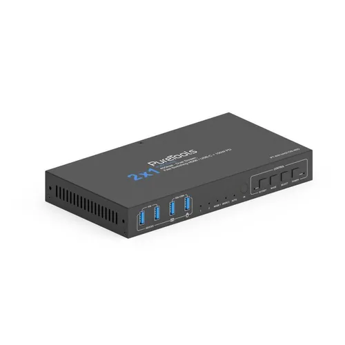 Purelink PureTools 2x1 HDMI 2.1 Dual Screen KVM Switch