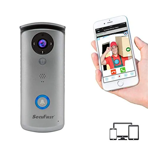 Video Türklingel HD-Qualität, wasserdicht, Gegensprechfunktion, Bewegungsmelder, WLAN