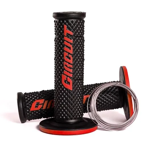 Circuit Equipment MA018-215 Motorradgriffe Circuit V Schwarz/Rot